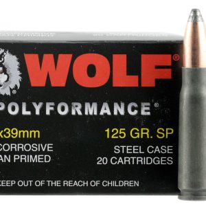 Wolf Polyformance, 7.62x39mm, SP, 125 Grain, 1,000 Rounds